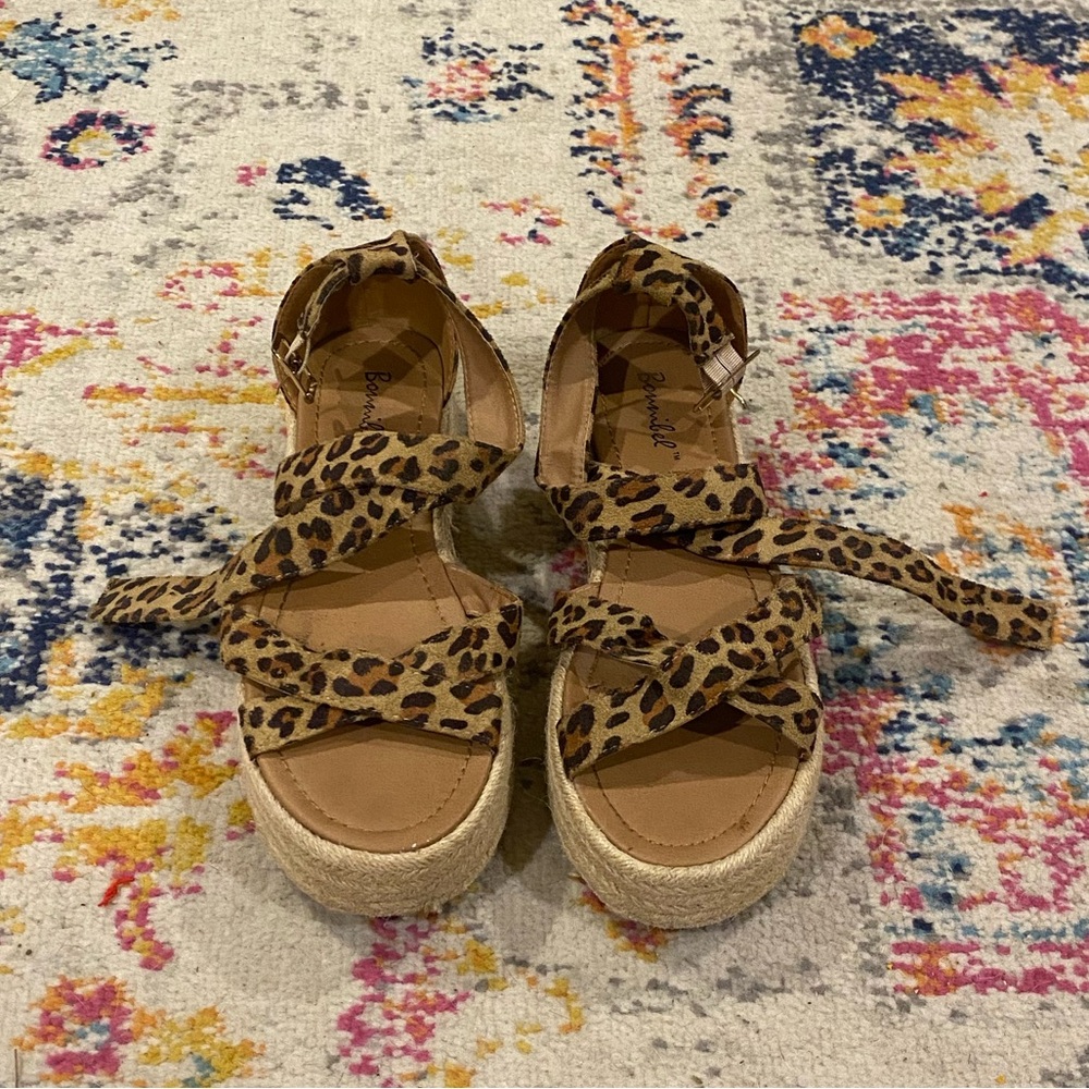 Bonnibel Leopard Print Espadrilles